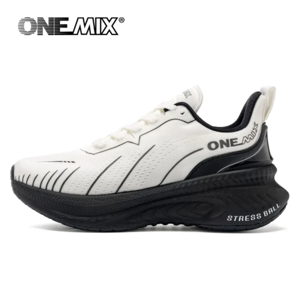 S3f8d8737a1324c8c86b05054459d01e4c-1.webp ONEMIX New Cushioning Running Shoes For Men Suitable Heavy Runners Lace Up Sports Women Non-slip Outdoor Athletic Male Sneakers