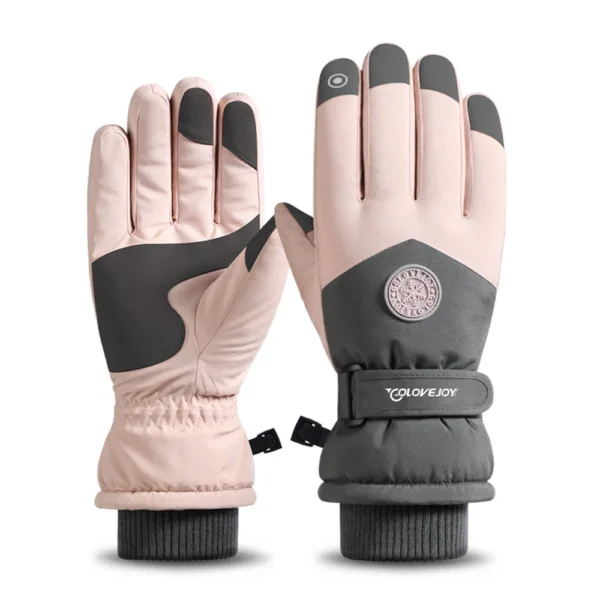 Waterproof Ski Gloves Women Men Winter Touch Screen Snow Gloves Fleece Lined Warm Thermal Gloves for Snowboard Skiing Cycling