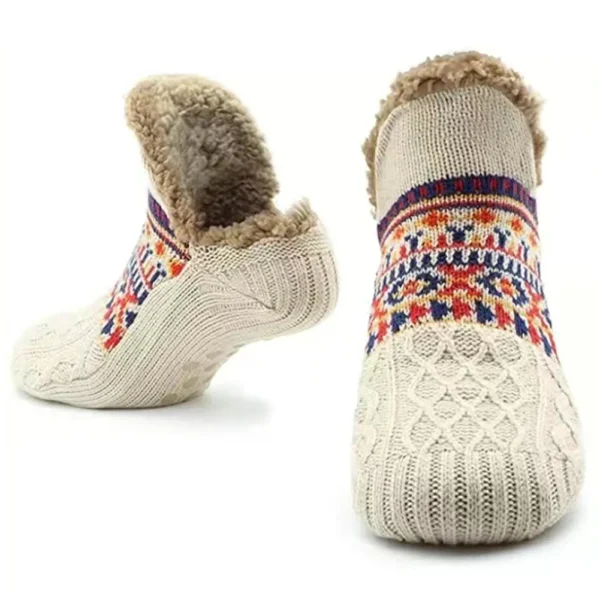 S405dc619cda846f1a36303fd016d208cl.webp Men Women Winter Indoor Home Slippers Socks Non Slip Bedroom Sleeping Sock Thickened Thermal Slipper Socks Soft for Christmas