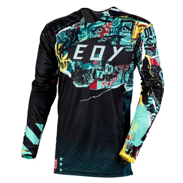 S424b66d06aa24df8bc11a835d1c6e252D-3.webp Men's Long sleeve motocross Cycling Jersey Eoy Downhill Mountain Bike MTB Shirts Offroad DH Motorcycle Motocross Clothing