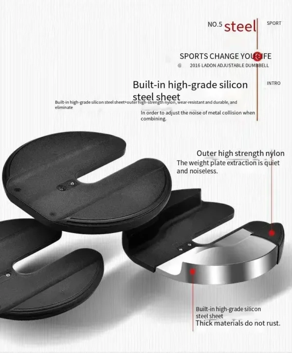 Dumbbell  24kg 40kg Custom Gym Fitness Adjustable Dumbbells for Sale Cheap Mainland China  Fitness Equipment