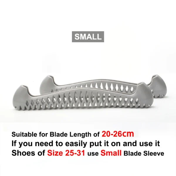 TPU Ice Skating Figure Skate Blade Cover Ice Skate Hockey Skates Adjustable Protective Prevent Puncture Scalable Blade Sleeve