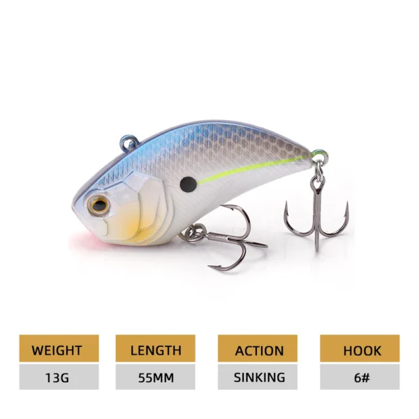 S4523fbb22e114c20b3e41a7a49de4a26P.webp Agoie Noisy Vib Lure 55mm 13g Artificial Rattle Bait Vibrating Blade Lure Ideal For Freshwater Bass Pike And Walleye Fishing