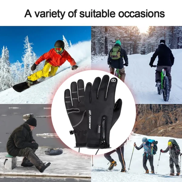 S48301fc3161745a88df96abaa48936aeC.webp Winter Warm Cycling Waterproof Men's Gloves Windproof Sports Fishing Touchscreen Driving Motorcycle Ski Non-slip Women Gloves