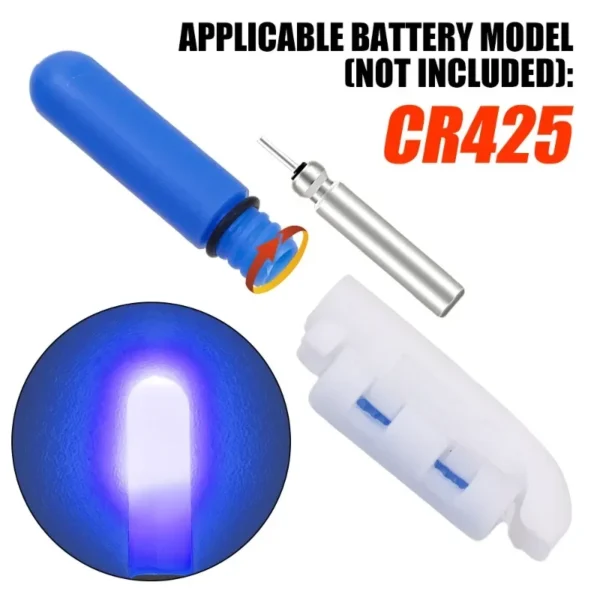 1/5pcs Color Glow Stick Bite Alarm Detachable LED Fishing Rod Light Stick Luminous Waterproof for Night Fishing Accessorie