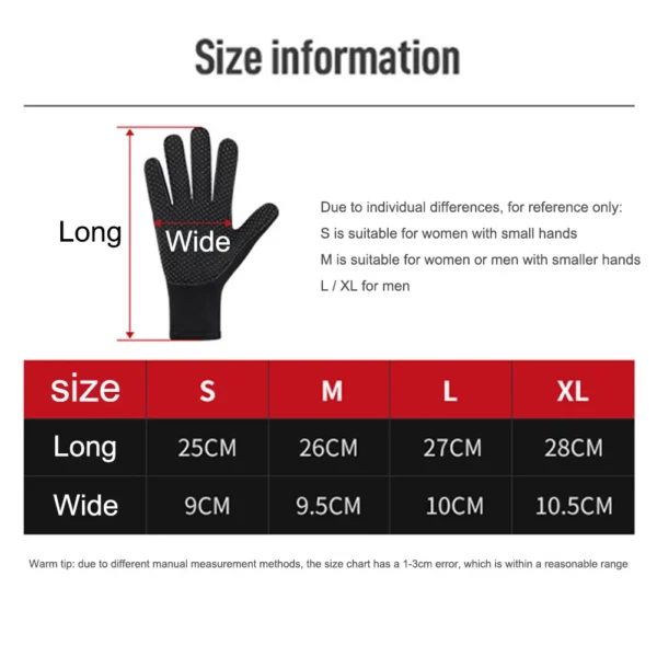 DIVE SAIL 3/5mm Neoprene Diving Winter Heated Gloves For Men Women Diver Wetsuit Snorkeling Canoeing Underwater Hunting Glove