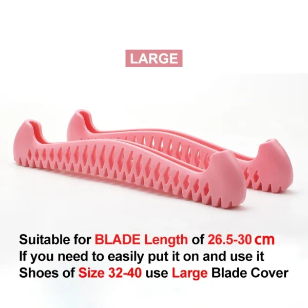TPU Ice Skating Figure Skate Blade Cover Ice Skate Hockey Skates Adjustable Protective Prevent Puncture Scalable Blade Sleeve