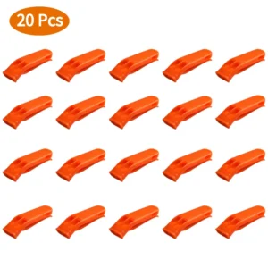 1/2/4/6/10/20pcs Whistle Outdoor Camping Hiking Survival Rescue Emergency Loud Whistle Sport Match Double Pipe Dual Band Whistle