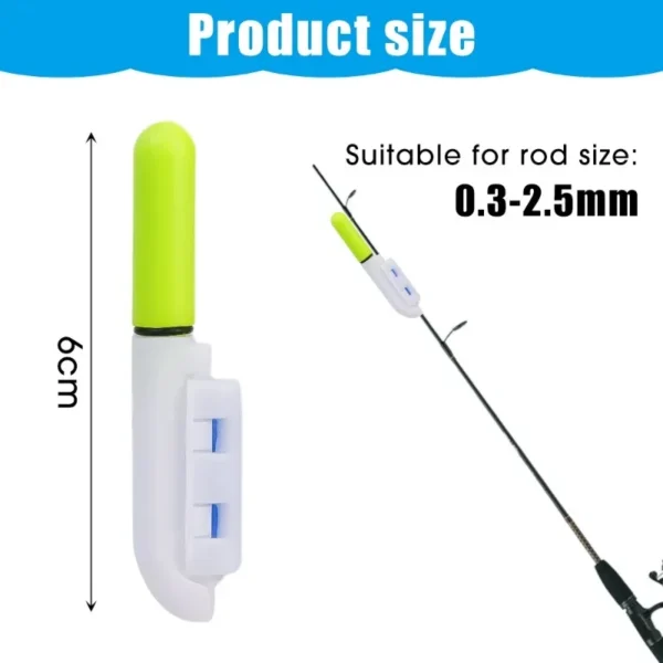 1/5pcs Color Glow Stick Bite Alarm Detachable LED Fishing Rod Light Stick Luminous Waterproof for Night Fishing Accessorie