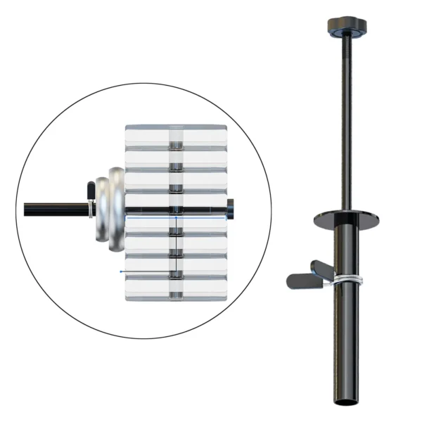 Gym Weight Stack Extender Weight Loading Pin, Weight Rack Pins Auxiliary Add Weight for Weight Board Strength Training