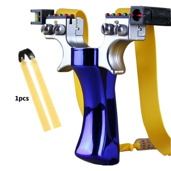 Laser aimed slingshot fishing fast pressure slingshot hunting fishing gun catapult outdoor camping
