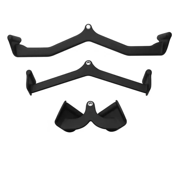 Home Gym Fitness Rowing T-bar V-bar Pulley Cable Machine Attachments Bicep Curl Tricep Lat pulldown Bar Back Training Grips