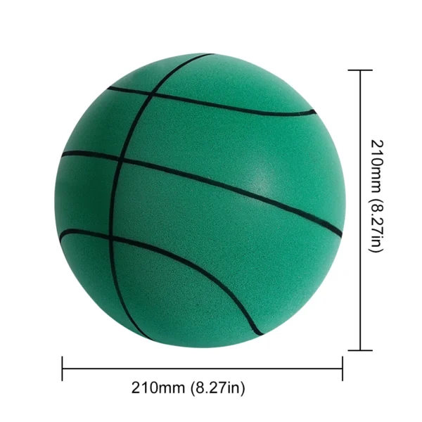 18/21/24CM Indoor Silent Basketball Squeezable Mute Bouncing Basketball Indoor Silent Ball Sponge  Basketball Bounce Sport