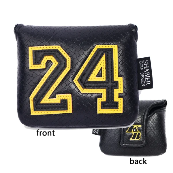 1pc PU Leather with Spider Embroidery Magnet Golf Club Square Mallet Putter Head Cover Headcover for Spider X Copper