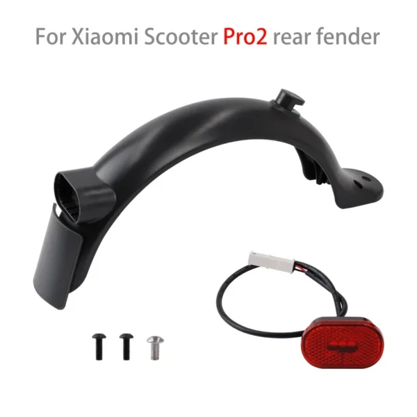 Upgraded Fende Taillight Led Lamp For Xiaomi Mi3 Pro 2 Electric Scooter Rear Back Mudguard Wing License Plate Accessories