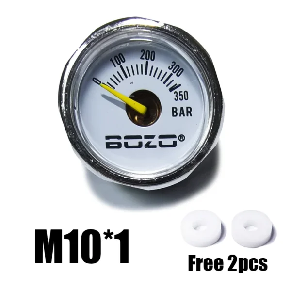 Mini 200bar 350bar Manometer Gauge 1inch 1/8NPT 1/8BSPP M10*1 High Pressure Hand Pump Diving Mountaineering