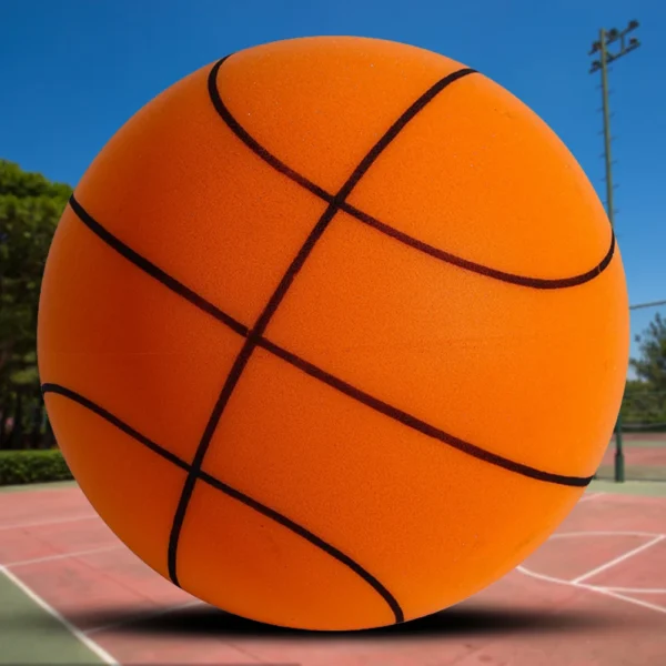 18/21/24CM Indoor Silent Basketball Squeezable Mute Bouncing Basketball Indoor Silent Ball Sponge  Basketball Bounce Sport