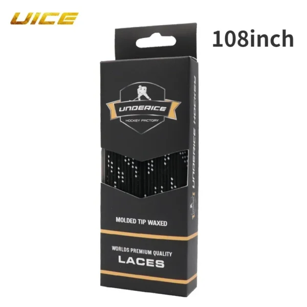 S5c6fda4e7d0f4a929da4e9e8a4f3d181Z.webp Ice Hockey Skate Laces 84-120inch Box-Packed Hockey Skate Shoe Lacer Dual Layer Braid Reinforced Waxed Tip Hockey Accessories
