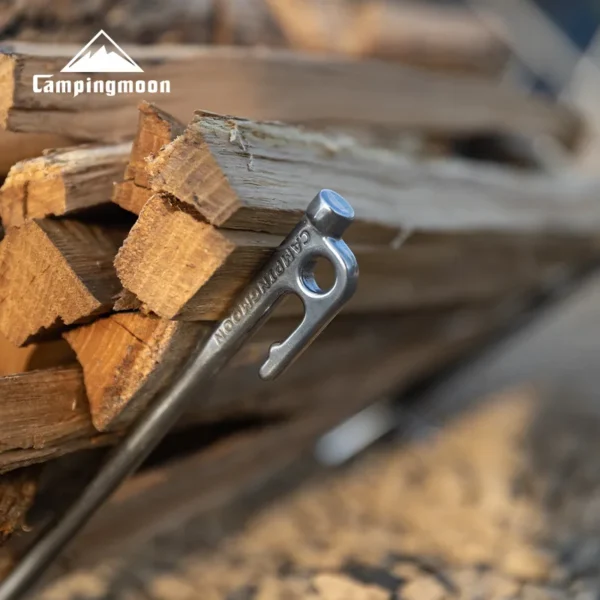 CAMPINGMOON R40-4 R Series Four Box High Strength 420 Stainless Steel Ground Nails Ceiling Tent Fixed Camp Tent Nails