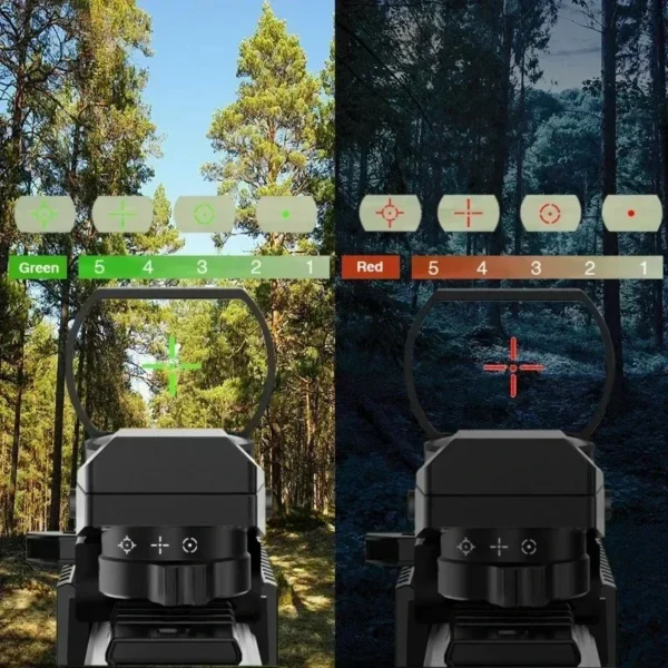 HD101AJ 1X40 HD103 Hunting Red Dot Sight Collection Tactical Optics Reflex Sights Collimator 4 Reticle Red/Green Dot Riflescope