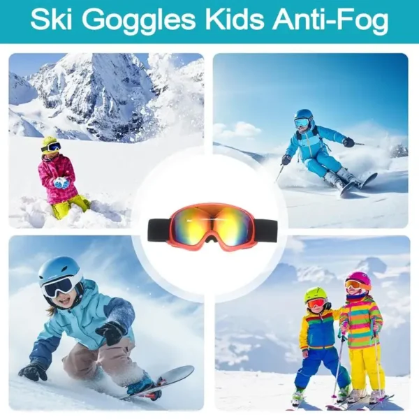 S5ff21c182b044510b78b6debd8359e69C-3.webp Kids Ski Goggles Anti-Fog Ski Goggles Snowboard Goggles Soft Snow Goggles Skiing Goggles For Children Boys Girls Birthday