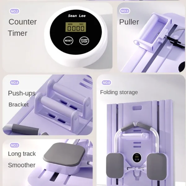 Webs Multifunctional Abdominal Muscle Trainer - Women's Fitness Pull & Support Plate