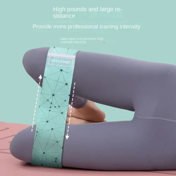 Hip Training Item Resistance Band Elastic Force Circle Female Fitness Male Strength Exercise Stretch Ring Elastic Tension Band