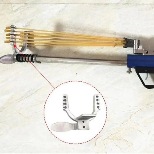 S68c6d6536f5e4a4380d06a8a71d11e661.webp Slingshot Release Device Wristband Bow Accessory Stainless Steel Slingshot Trigger Polishing Trigger Catapult Strong Force