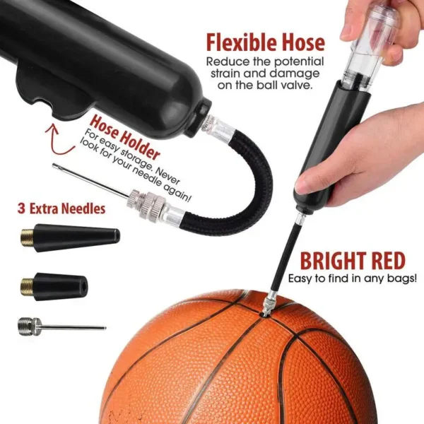 Hand Pump Portable Soccer Air Pump Soccer Ball Pump Hand Pump For Inflatables Portable Bicycle And Soccer Air Pumps For