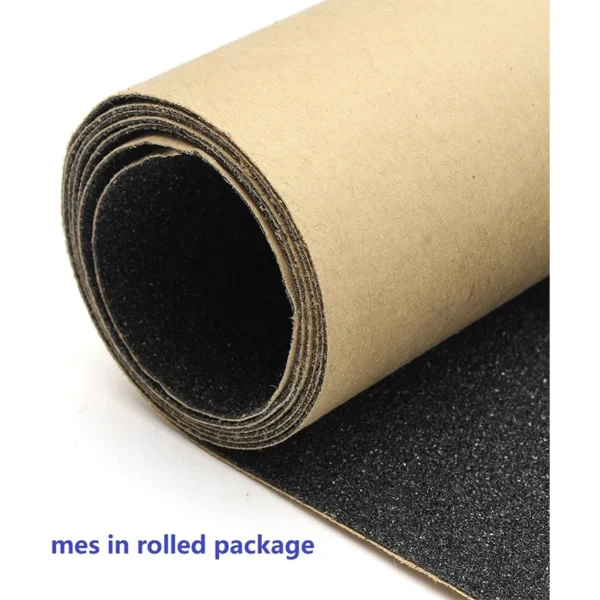 11" x 34.6" Black Skateboard Grip Tape Sheet Scooter Grip Tape Sandpaper for Rollerboard Stairs Pedal Wheelchair Steps 88x28cm