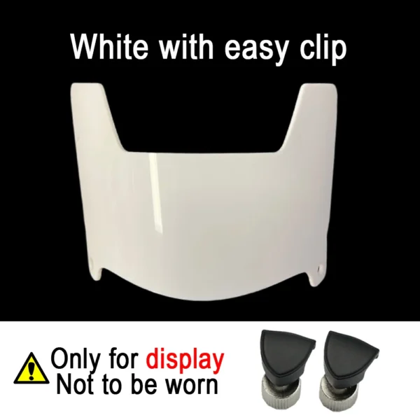 Display Mini Size Football Visor with Clip Unable to wear Mini Football Helmet Visor Insert for Collectors and Builders