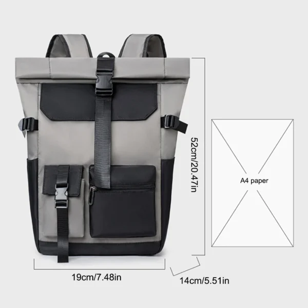 Waterproof Travel Backpack Large Capacity Men Outdoor Sports Leisure Daypack Business Laptop Backpack for School Work Office