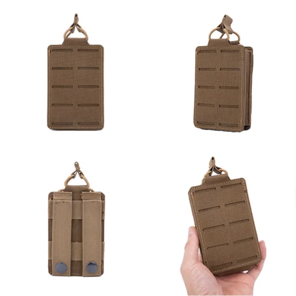 S70b7f9ad06ba48d8a37d32abeb65d4922.webp MOLLE 5.56 Single Pouch for M4 M16 Holder Open-Top Carrier Multi-functional Accessory Bag attachment package