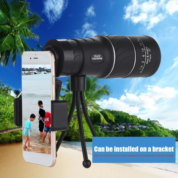 S733de3cb7f024a4684773e8b4d314cb8s.webp 16X52 Monocular Telescope Optical Lens High Definition Handy Optics Scope Dual Focus Zoom 16X Binocular for Outdoor Camp Hunting