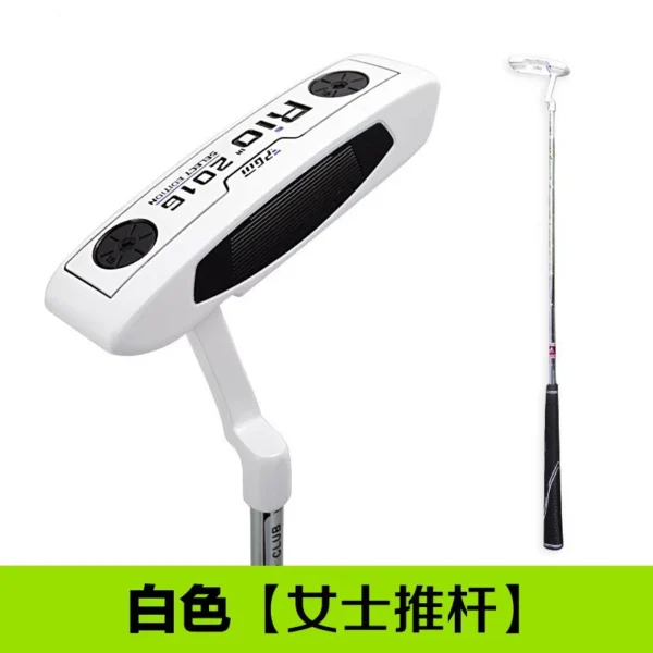 PGM golf Clubs RIO Men Women Right Hand Putter Stainless Steel Zinc Alloy Black White for Beginer Putting Training TUG002