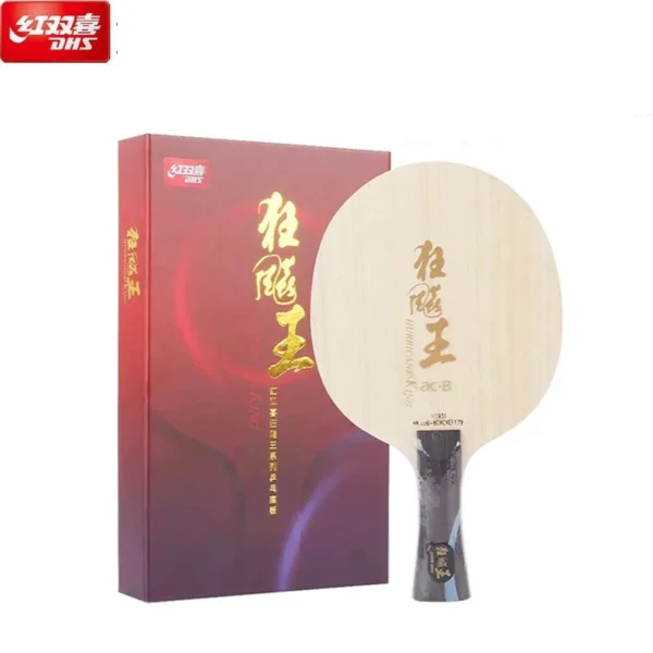 Original DHS Hurricane King ACB Table Tennis Blade 5+2 Blue AC Innerforce Professional Ping Pong Blade Carbon with Original Box