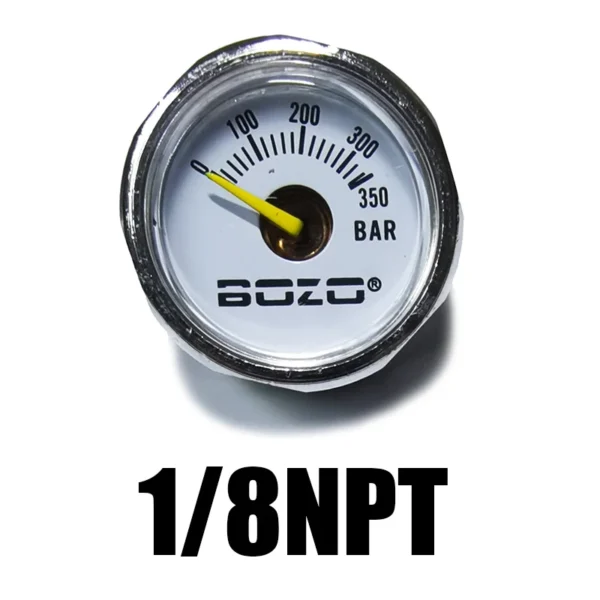Mini 200bar 350bar Manometer Gauge 1inch 1/8NPT 1/8BSPP M10*1 High Pressure Hand Pump Diving Mountaineering