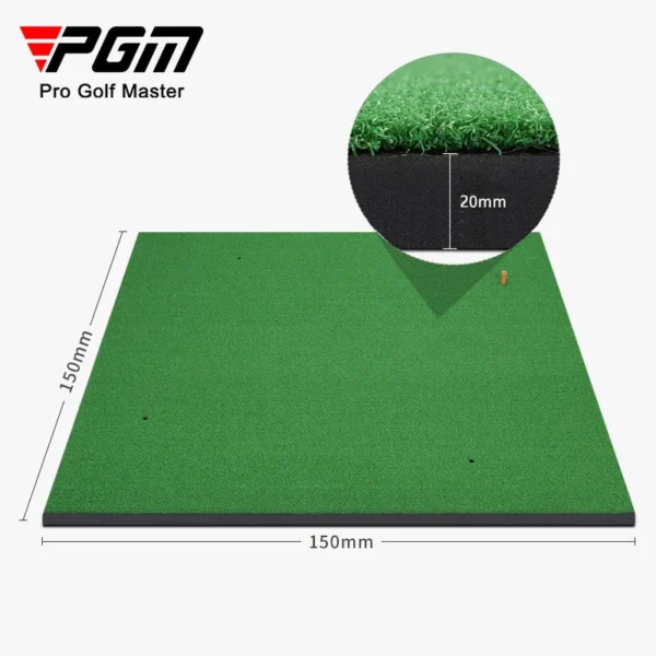 PGM Golf Practice Grass Mat With Tee 1.5*1.5cm thickness 1cm and 2cm Outdoor Indoor Training Hitting Pad Backyard DJD002