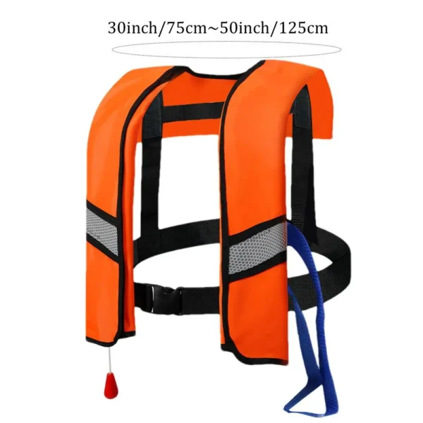 Life Vest Adult Adult Classic Series Life Vest Nylon Adult Life Vest Automatic Inflating Portable Buoyancy Jacket Snorkeling ﻿