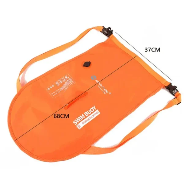 Swimming Buoy For Adults Swim Buoy Float Backpack Highly Visible Swimming Bubble Buoy Float For Safe Swim Training & Open Water