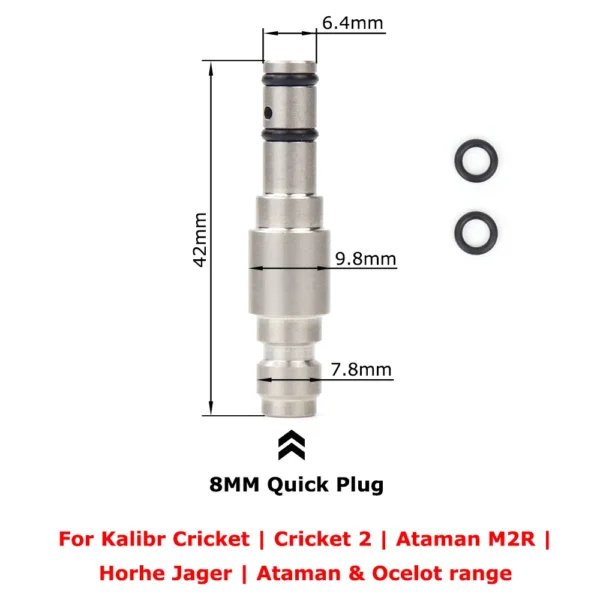 Air Filling Probe for FX Hatsan,BSA,Webley,SMK Artemis,Cricket,WEIHRAUCH,Walther Rotex R8 and RM8,Brocock, PR900