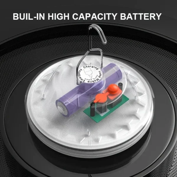 Rechargeable LED Camping Light - High Lumen, Waterproof, 3 Lighting Modes - Ideal for Hiking and Outdoor Lighting