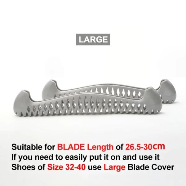 TPU Ice Skating Figure Skate Blade Cover Ice Skate Hockey Skates Adjustable Protective Prevent Puncture Scalable Blade Sleeve