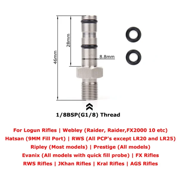 S7daa02bc1d464ed59a6d31adc364f763L-3.webp Air Filling Probe for FX Hatsan,BSA,Webley,SMK Artemis,Cricket,WEIHRAUCH,Walther Rotex R8 and RM8,Brocock, PR900