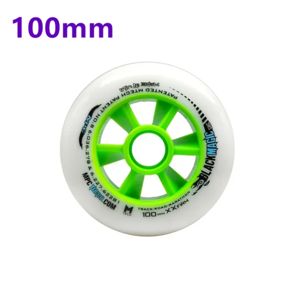 2 Pieces High Elastic MPC Black Magic XXFirm 100mm 110mm Speed Skates Wheel 100 110 86A PU Inline Speed Race Roller Tires Ruedas