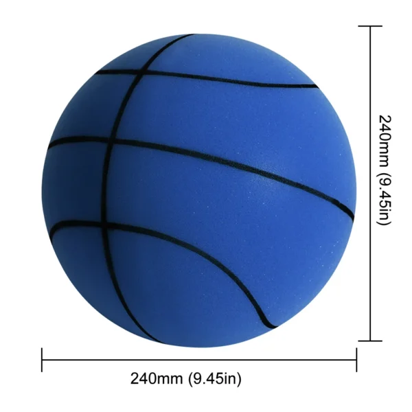 Bouncing Mute Ball Indoor Silent Basketball 21/24/30cm Foam Basketball Silent Soft Ball Air Bounce Basket Ball Kids Toy