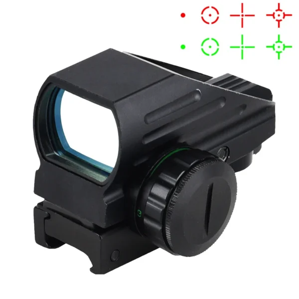 HD101AJ 1X40 HD103 Hunting Red Dot Sight Collection Tactical Optics Reflex Sights Collimator 4 Reticle Red/Green Dot Riflescope