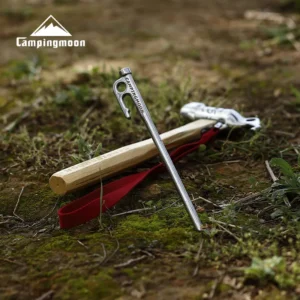 CAMPINGMOON R40-4 R Series Four Box High Strength 420 Stainless Steel Ground Nails Ceiling Tent Fixed Camp Tent Nails