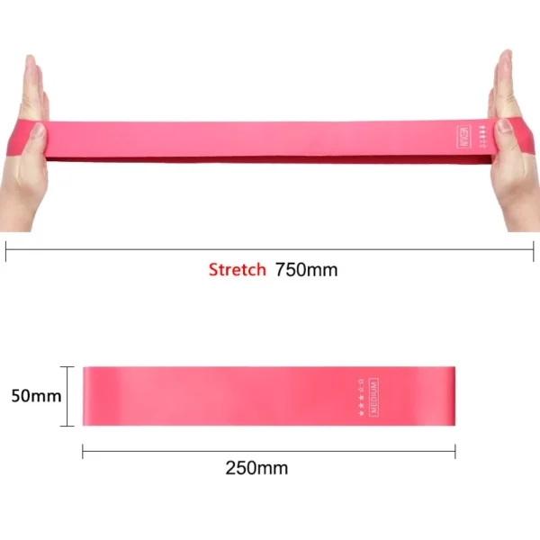 Mini Elastic Band Fitness Basic Training Equipment For Slimming Legs And Buttocks, Latex Elastic Ring Circular Tension Band