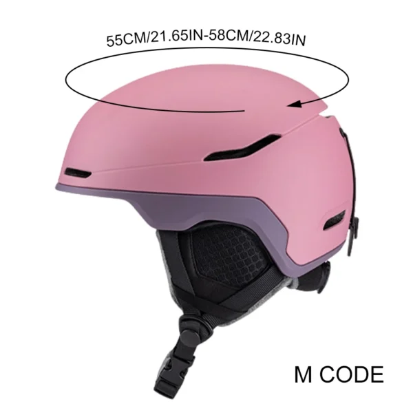 Winter Ski Helmet Protective EPS Foam Snowboard Helmet Snow Helmet for Adult Men Women Ski Skateboard Snowboard